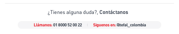 ¿Tienes alguna duda?, Contáctanos